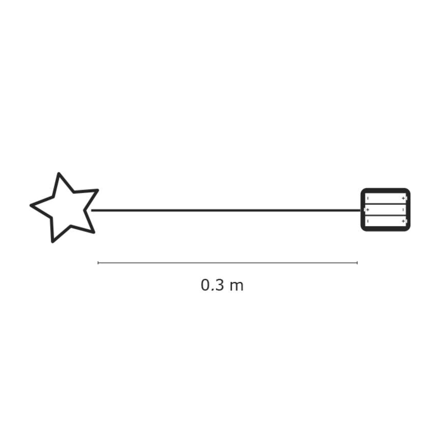 Joulukoriste  sisätiloihin IP20 STAR 30xLED / 3W / 4,5V