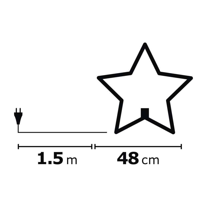 joulukoristeet 1xE14/230V harmaa