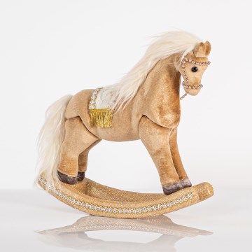 joulukoristeet 31 cm Keinuhevonen