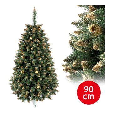 joulukuusi GOLD 90 cm mänty