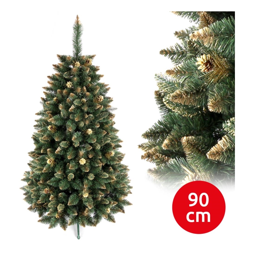 joulukuusi GOLD 90 cm mänty