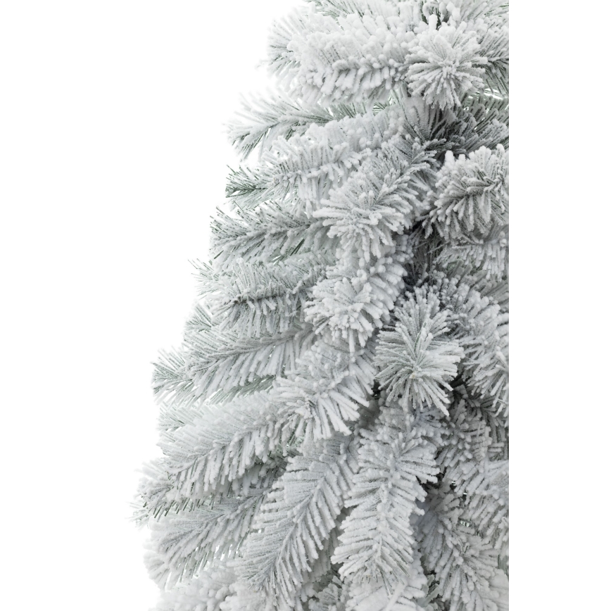 Joulukuusi runko NATURAL WITH SNOW 120 cm jalokuusi