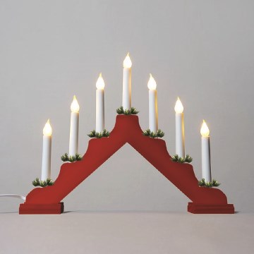 joulukynttilänjalka FILAMENT 7xE10/0,2W/230V