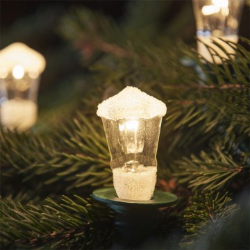 Jouluvaloketju LANTERN 12xE10/10,7m lämmin valkoinen Valmistettu EU