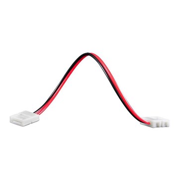 Joustava kaksipuolinen kulmikas liitin kohteelle 2-pin LED nauhat 8 mm