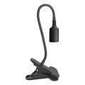 Joustava pöytävalaisin kasvien kasvatukseen, klipsillä PLANTY 1xE27/30W/230V musta