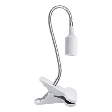 Joustava pöytävalaisin kasvien kasvatukseen, klipsillä PLANTY 1xE27/30W/230V valkoinen