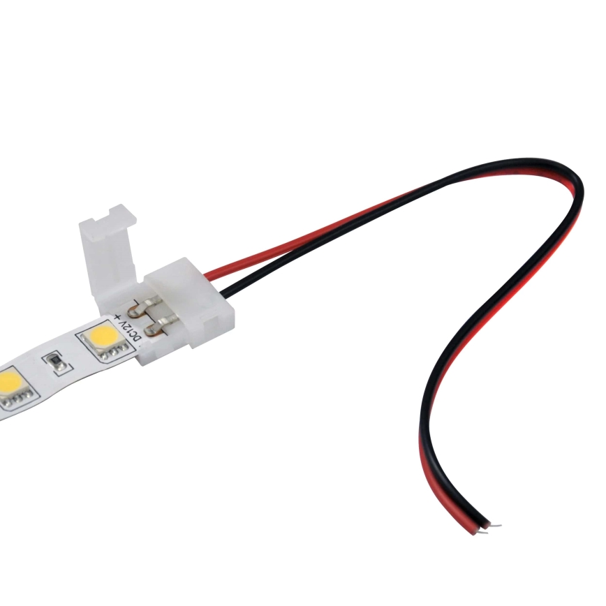 Joustava yksipuolinen liitin 2-nastaisille LED-nauhoille 10 mm