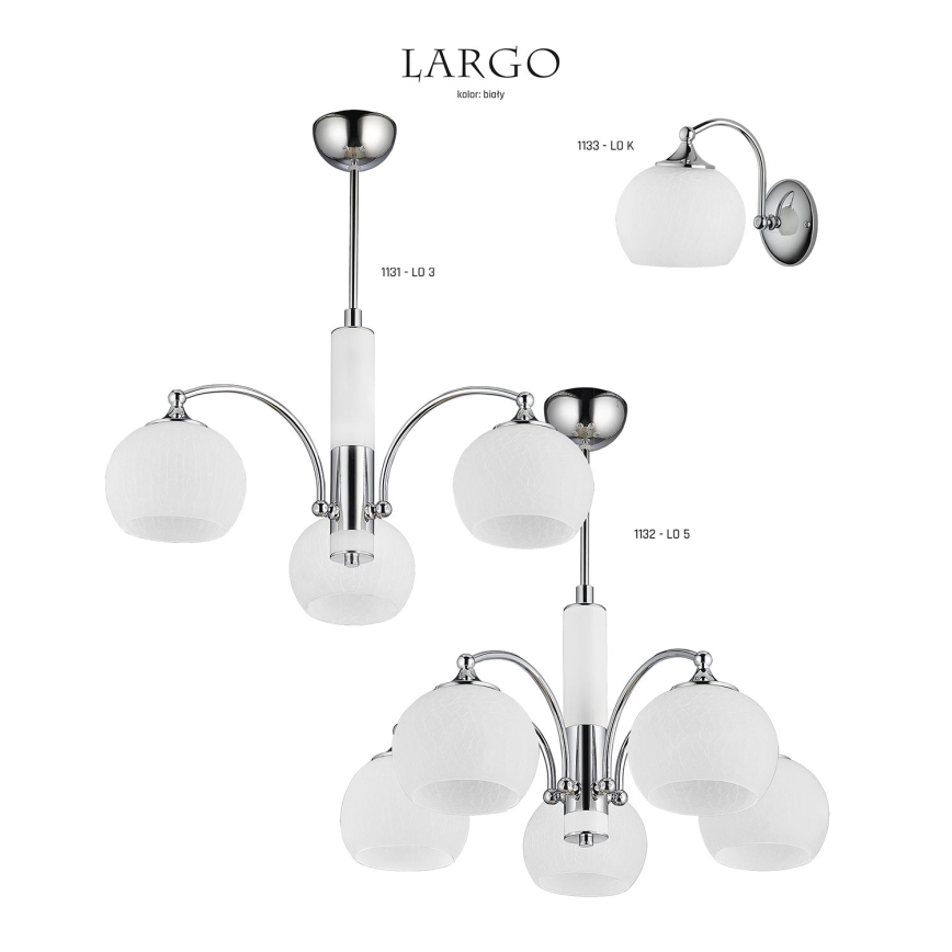 Jupiter 1131 - LO3 - Riippuvalaisin LARGO 3xE27/60W/230V