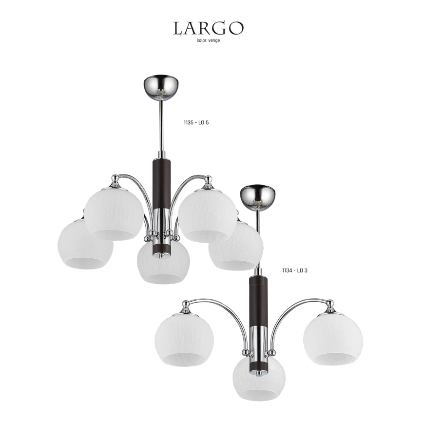 Jupiter 1134 - LO 3 - Riippuvalaisin LARGO 3xE27/60W/230V
