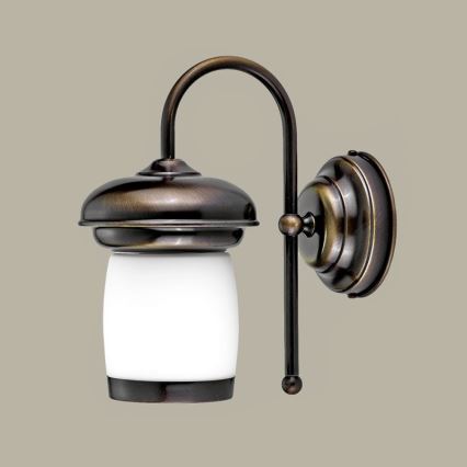 JUPITER 1265-LIVK - Seinävalaisin LIV 1xE27/60W patina