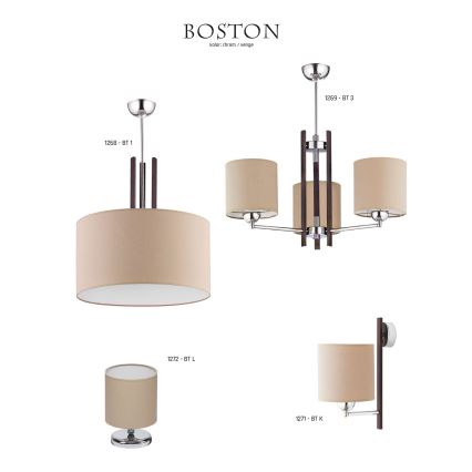 JUPITER 1268-BT1 - Kattokruunu BOSTON 3xE14/40W