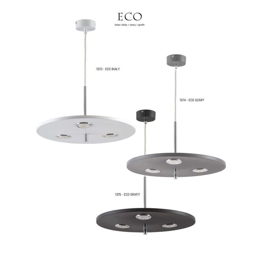 Jupiter 1373 - BI - LED-riippuvalaisin ECO LED/8,5W/230V