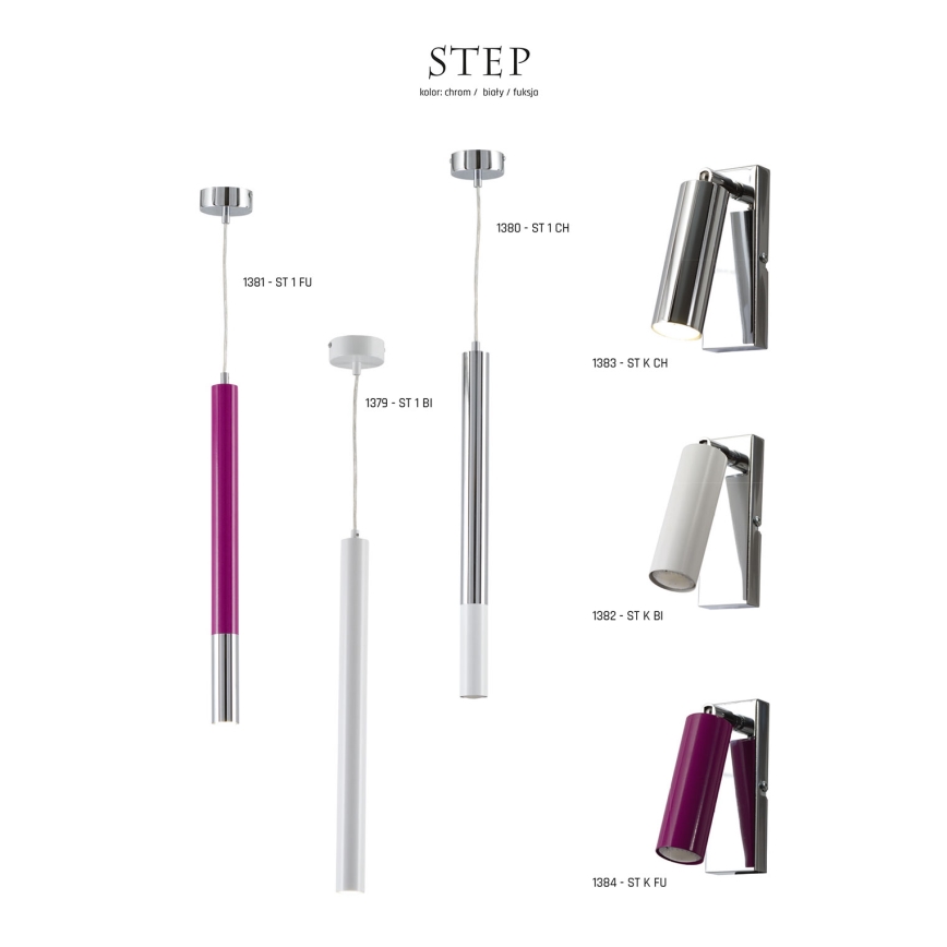 Jupiter 1382 - ST K BI - LED-seinävalaisin STEP LED/4,3W/230V