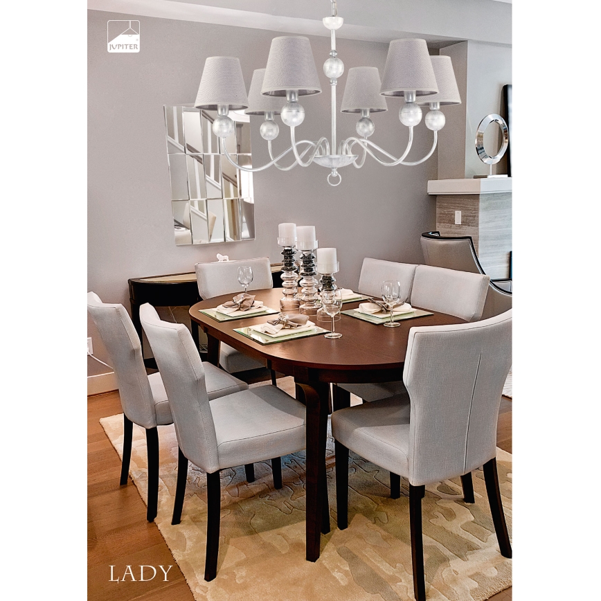Jupiter 1587 - LY 6 BI - Kattokruunu LADY 6xE14/40W
