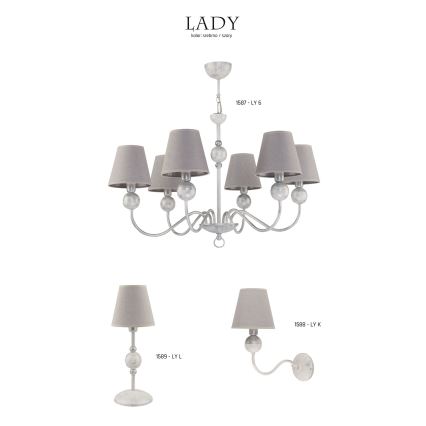 Jupiter 1588 - LY K BI - Seinävalaisin LADY E14/40W