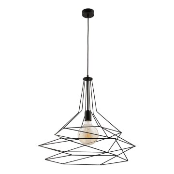 Jupiter 1657 - Kattokruunu narulla ORO 1xE27/60W/230V musta