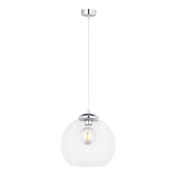 Jupiter 1783 - AS 1 - Kattokruunu johdossa ASTI 1xE27/60W/230V kiiltävä kromi