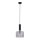 Jupiter 1858 - VA1 - Kattokruunu narulla VANES 1xE27/60W/230V hopea/musta