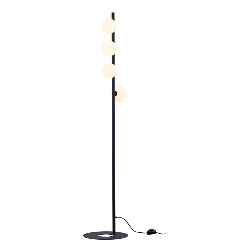 Jupiter 1929 - Lattialamppu TAIDA 4xG9/40W/230V musta