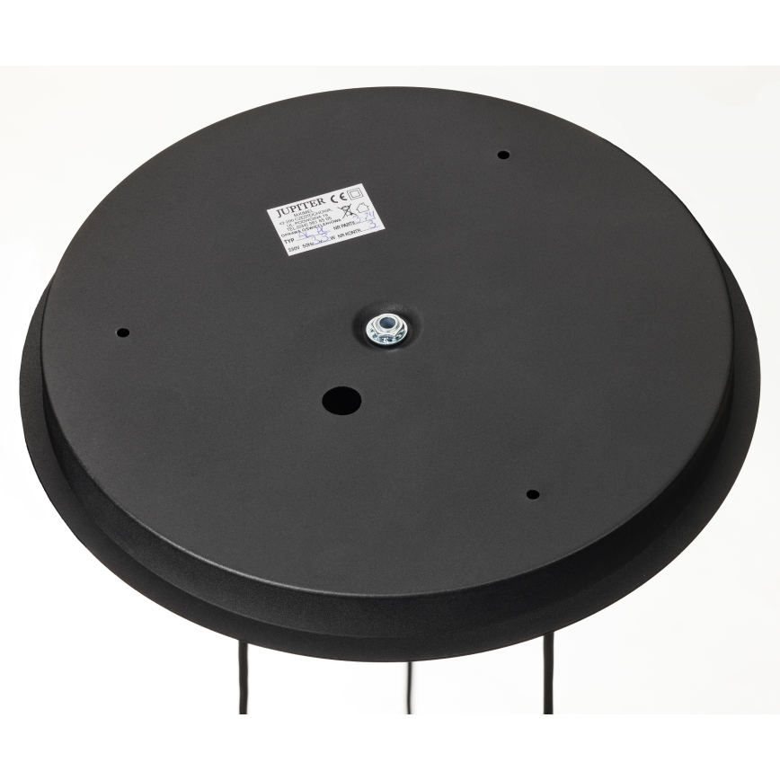 Jupiter 2013 - Kattokruunu johdossa ALAS 3xGU10/10W/230V musta/kulta
