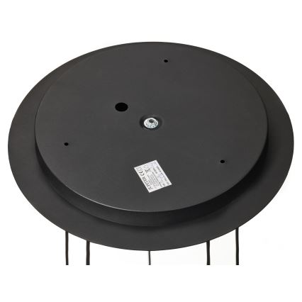 Jupiter 2017 - Kattokruunu johdossa ALAS 5xGU10/10W/230V kulta/musta