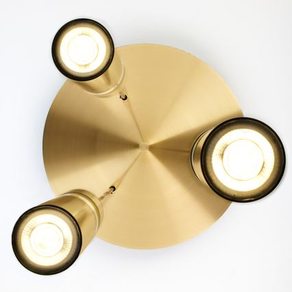 Jupiter 2019 - Kattokruunu johdossa ALAS 3xGU10/10W/230V kulta
