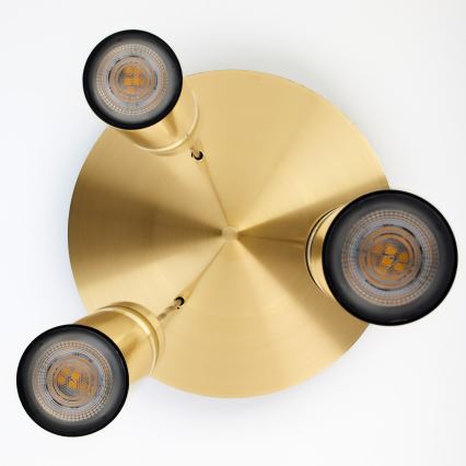 Jupiter 2019 - Kattokruunu johdossa ALAS 3xGU10/10W/230V kulta
