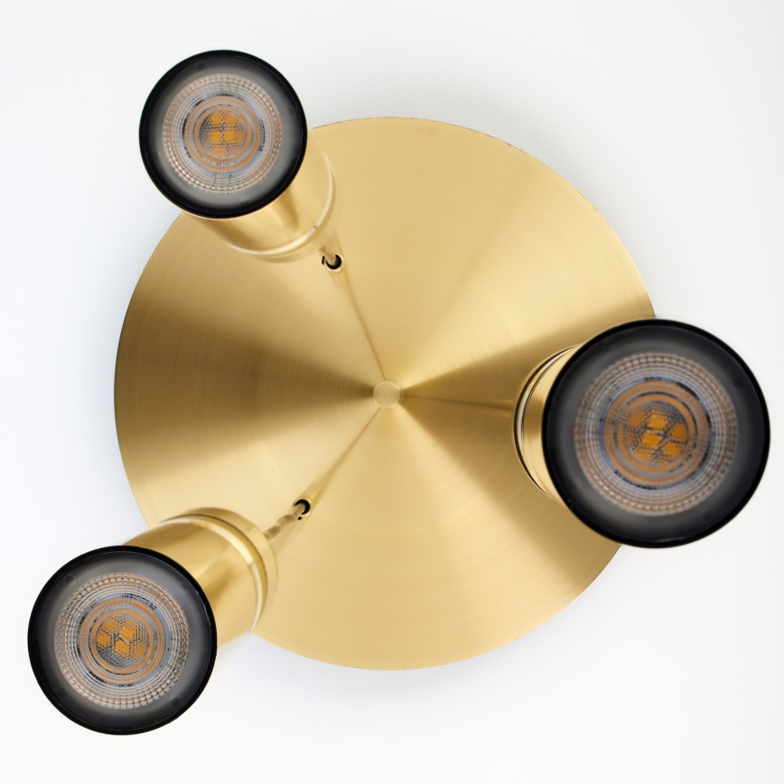 Jupiter 2019 - Kattokruunu johdossa ALAS 3xGU10/10W/230V kulta