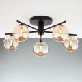 Jupiter 2047 - Kiinteä kattokruunu PRATO 5xG9/10W/230V musta/beige