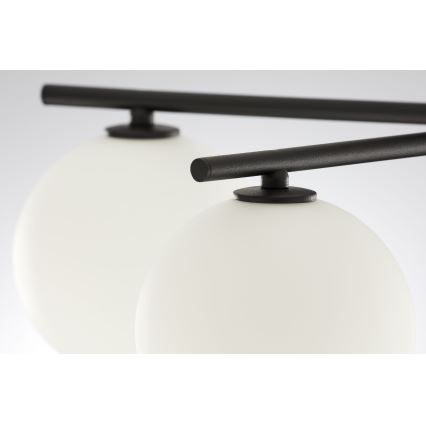 Jupiter 2049 - Pintakiinnitteinen kattovalaisin PRATO 5xG9/14W/230V musta/valkoinen
