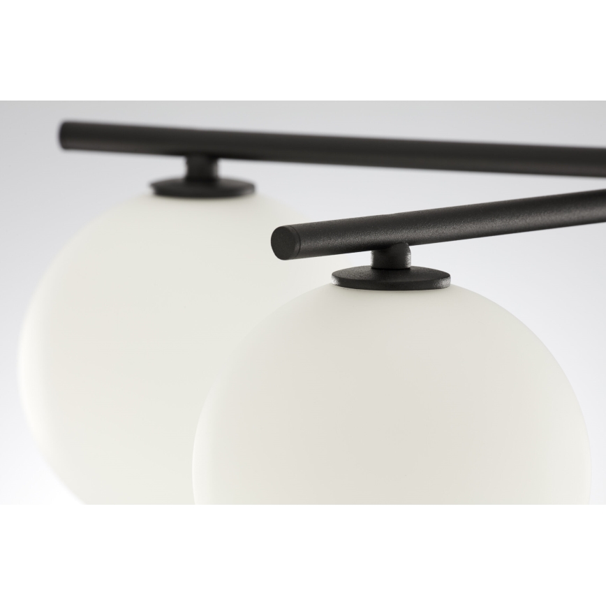 Jupiter 2049 - Pintakiinnitteinen kattovalaisin PRATO 5xG9/14W/230V musta/valkoinen