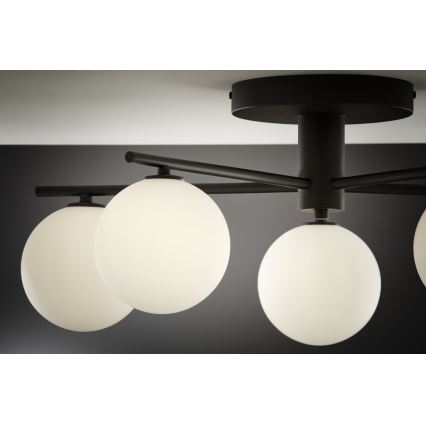Jupiter 2049 - Pintakiinnitteinen kattovalaisin PRATO 5xG9/14W/230V musta/valkoinen