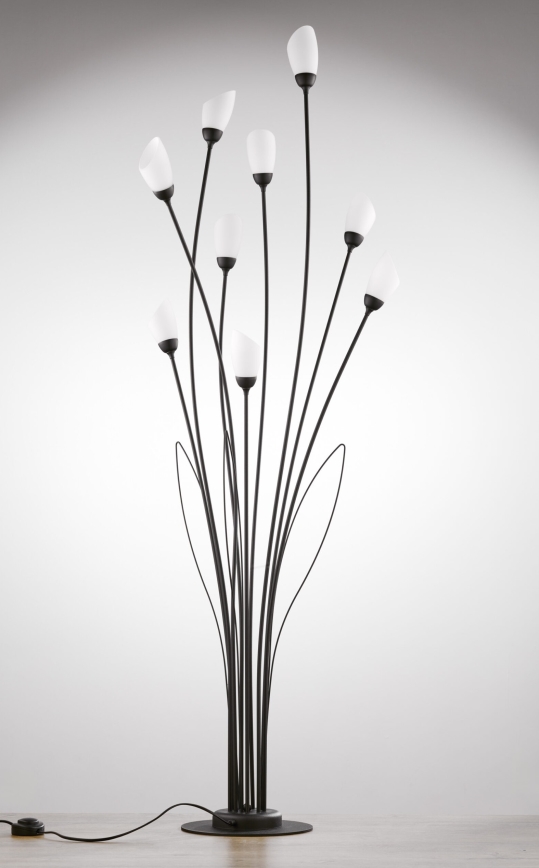 Jupiter 2058 - Lattiavalaisin GLORIOSA 9xG9/14W/230V musta