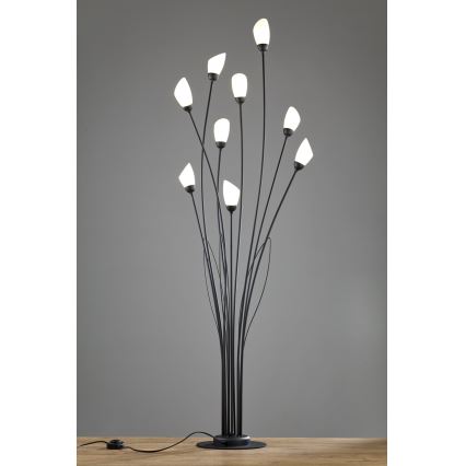 Jupiter 2058 - Lattiavalaisin GLORIOSA 9xG9/14W/230V musta