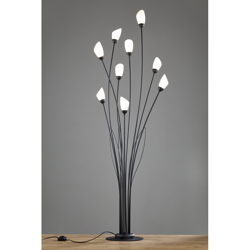 Jupiter 2058 - Lattiavalaisin GLORIOSA 9xG9/14W/230V musta