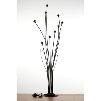 Jupiter 2058 - Lattiavalaisin GLORIOSA 9xG9/14W/230V musta