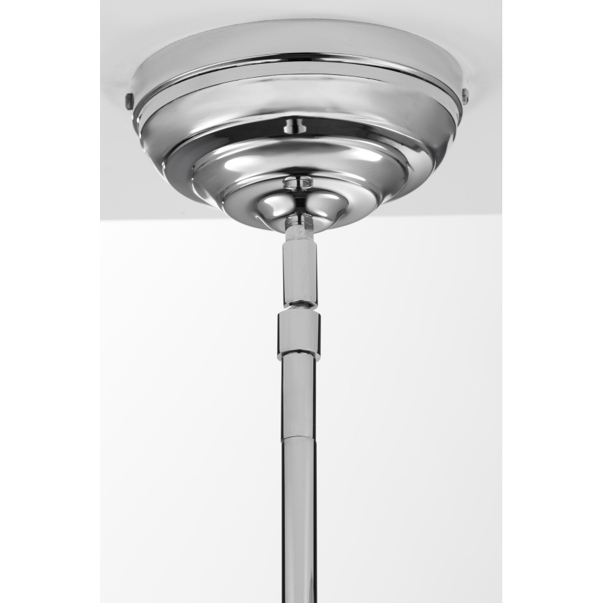 Jupiter 2071 - PLATINO varrellinen kattovalaisin 1xE27/15W/230V vihreä/kiiltävä kromi