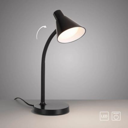 JUST LIGHT. 11248-18 - LED Joustava pöytälamppu PIXIE LED/4,5W/230V musta