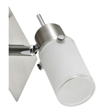 JUST LIGHT. 11931-55 - LED-seinävalaisin MAX 1xGU10/4W/230V mattakromi