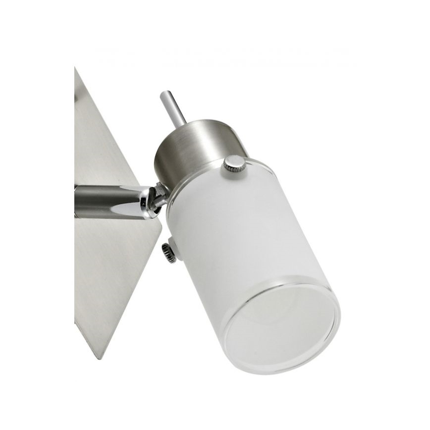 JUST LIGHT. 11931-55 - LED-seinävalaisin MAX 1xGU10/4W/230V mattakromi