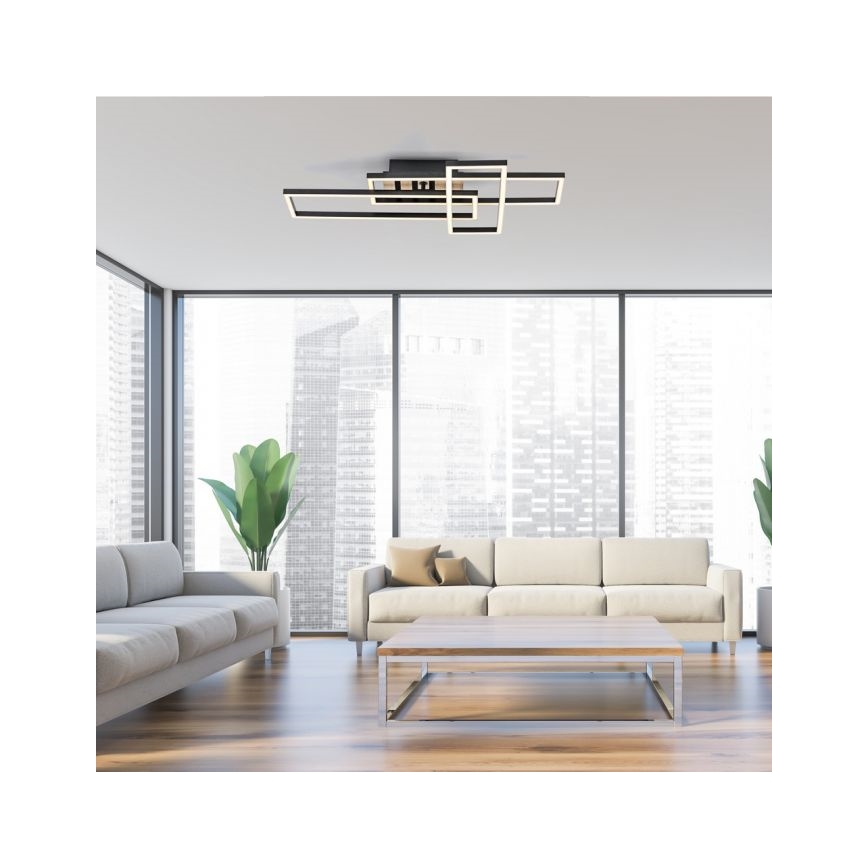 JUST LIGHT. 14051-79 - LED-kattovalaisin AKUSTIKA LED/20,5W/230V tammi/musta