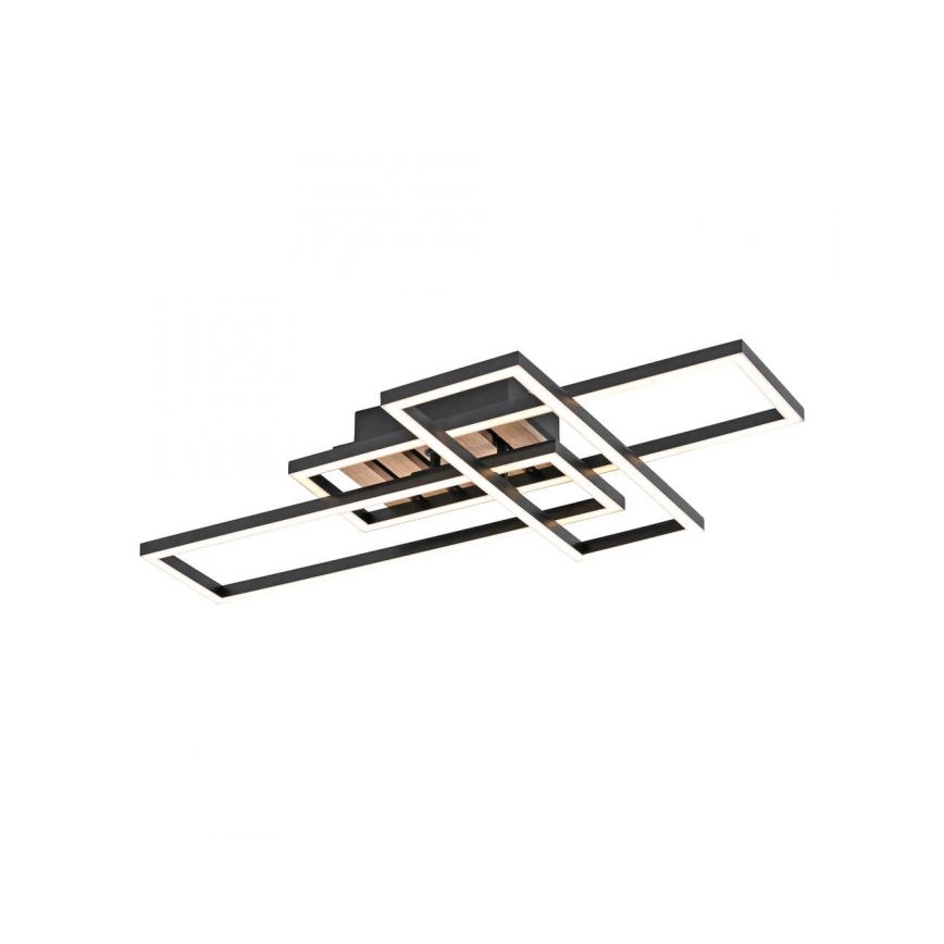 JUST LIGHT. 14051-79 - LED-kattovalaisin AKUSTIKA LED/20,5W/230V tammi/musta