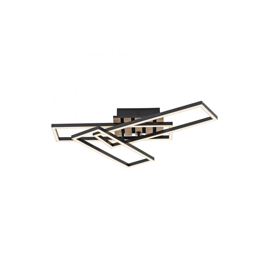 JUST LIGHT. 14051-79 - LED-kattovalaisin AKUSTIKA LED/20,5W/230V tammi/musta