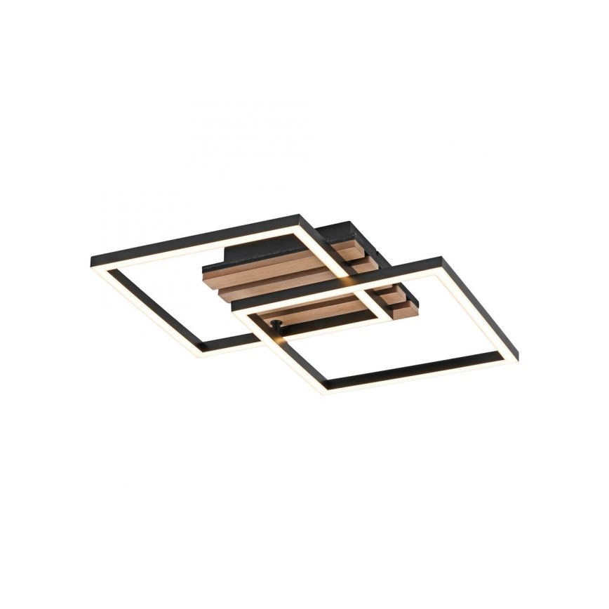 JUST LIGHT. 14053-79 - LED-kattovalaisin AKUSTIKA LED/15W/230V tammi/musta