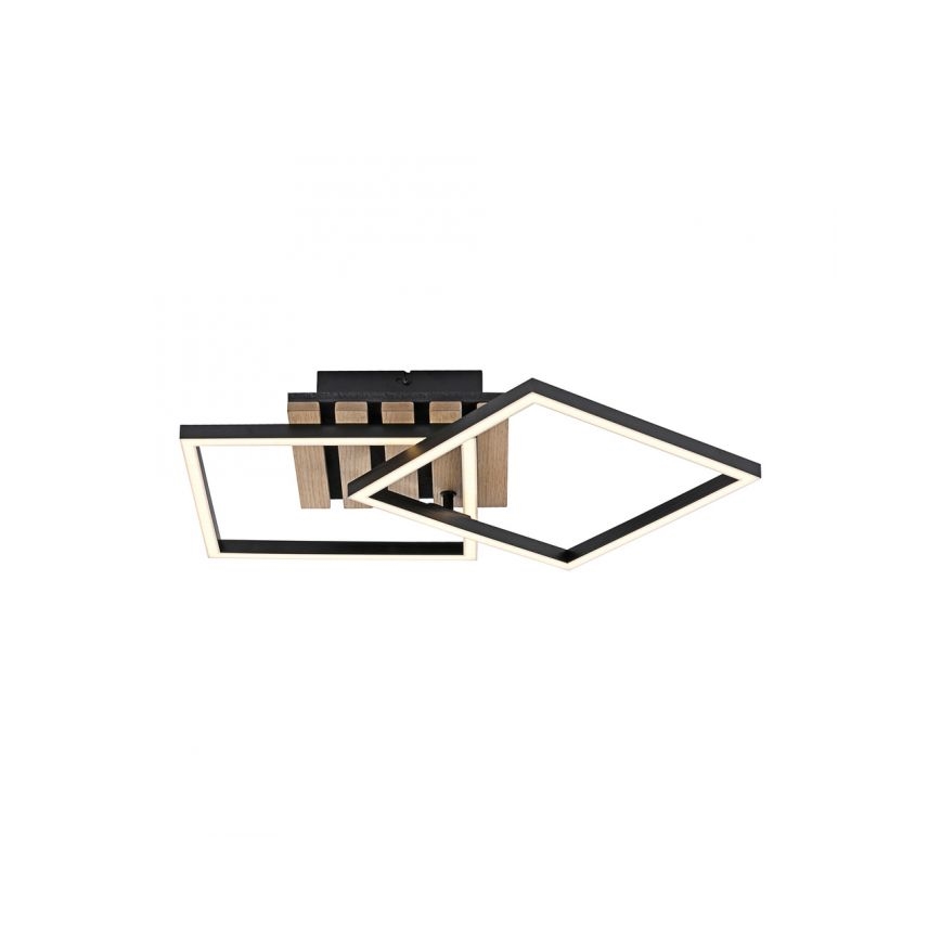 JUST LIGHT. 14053-79 - LED-kattovalaisin AKUSTIKA LED/15W/230V tammi/musta