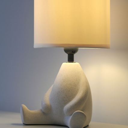 JUST LIGHT. 14190-39 - Pöytälamppu TED 1xE27/25W/230V beige