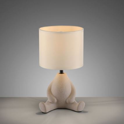 JUST LIGHT. 14190-39 - Pöytälamppu TED 1xE27/25W/230V beige