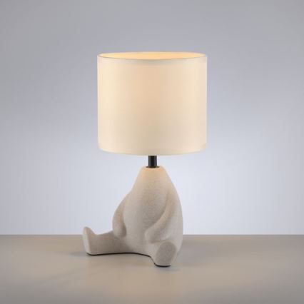 JUST LIGHT. 14190-39 - Pöytälamppu TED 1xE27/25W/230V beige