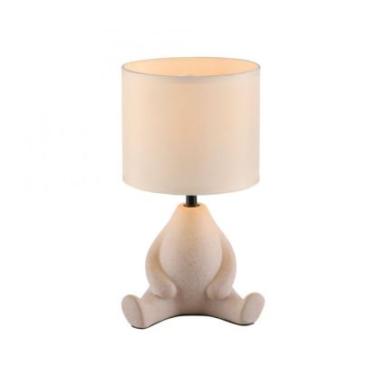 JUST LIGHT. 14190-39 - Pöytälamppu TED 1xE27/25W/230V beige